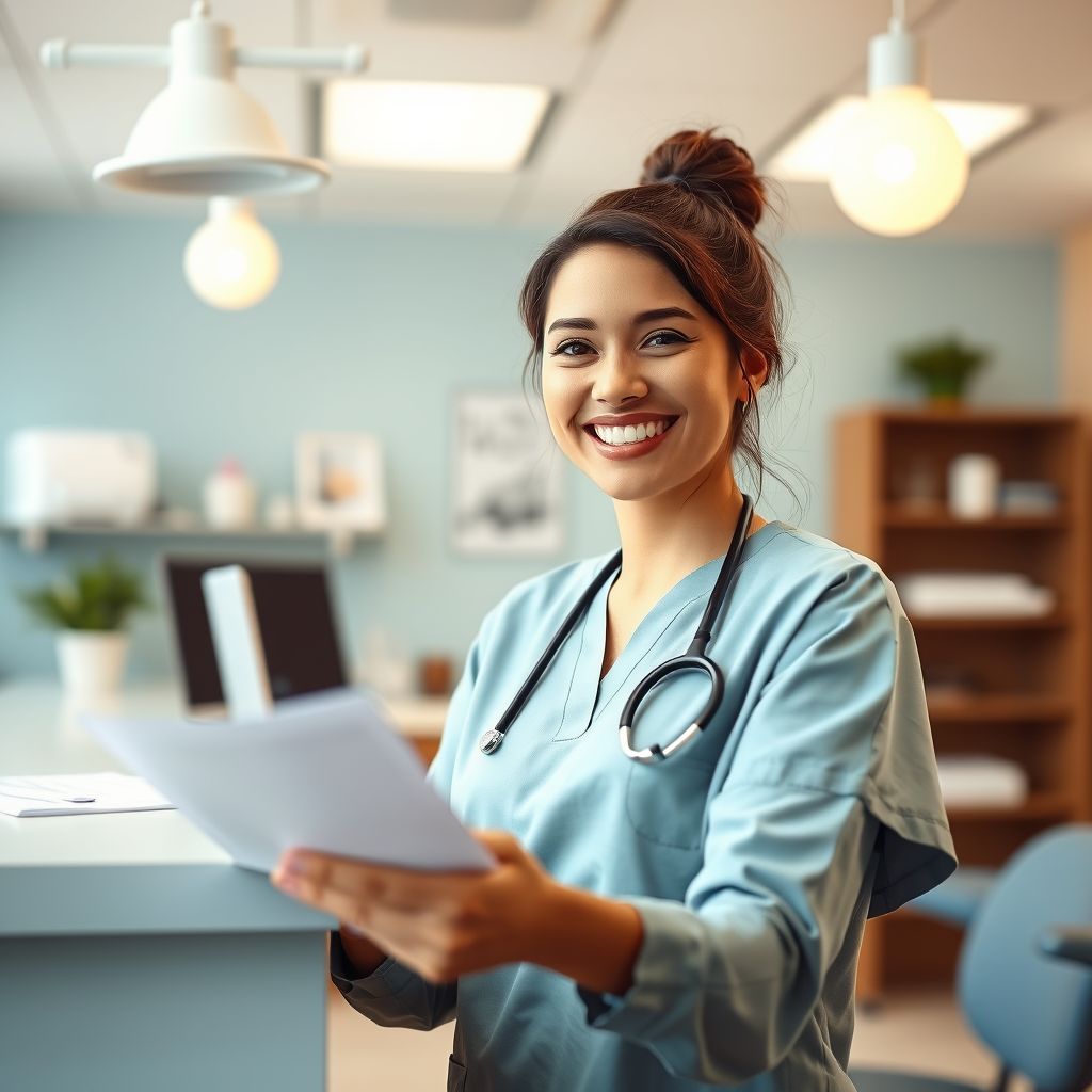 Friendly dental billing specialist