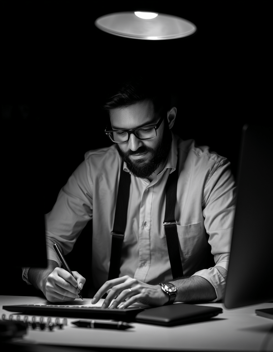Creative professional at work